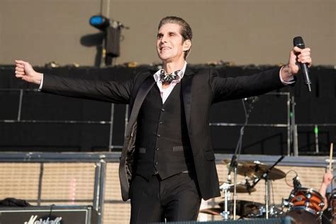 Perry Farrell performing "True Love" on stage.