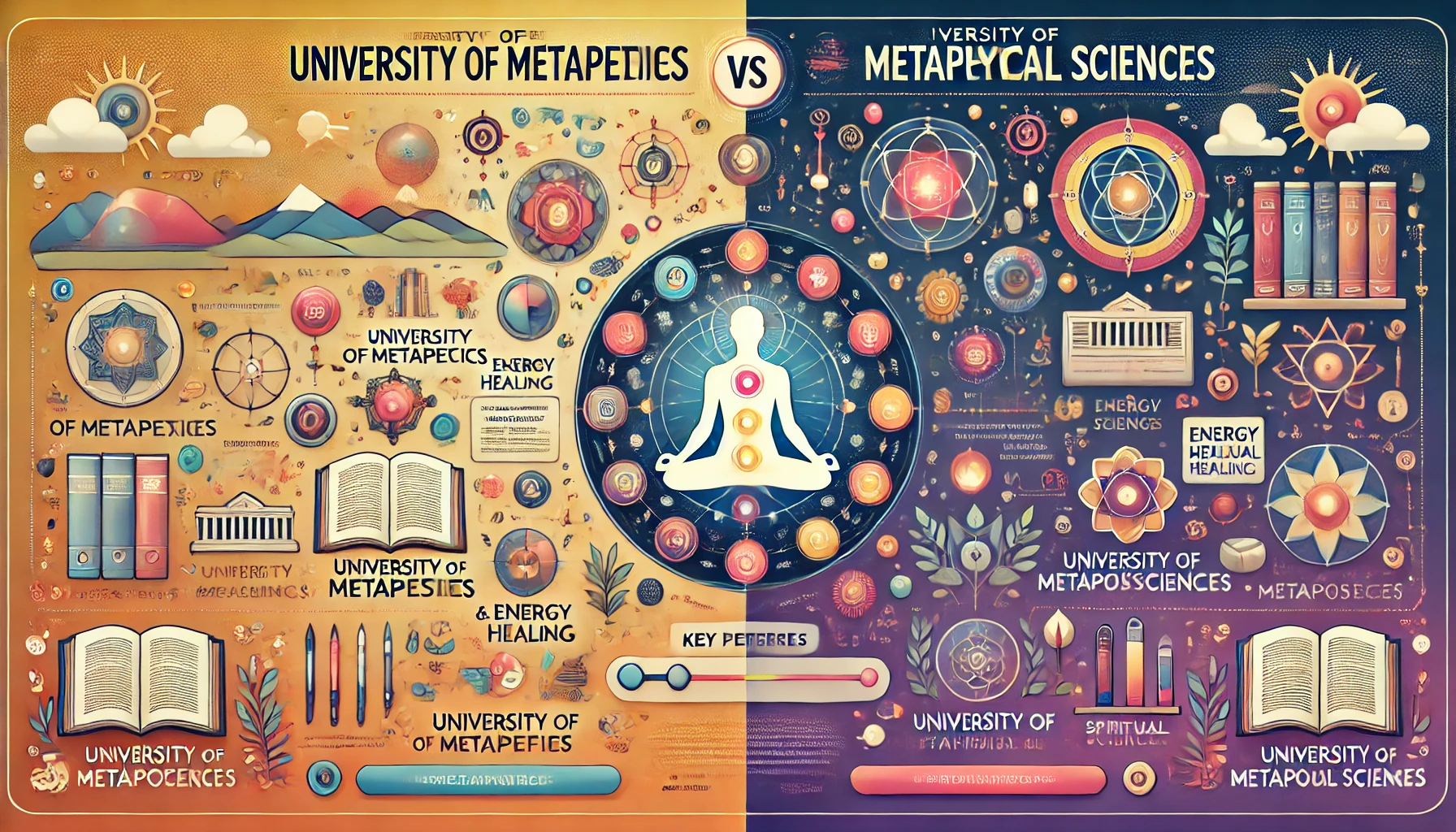 Comparative overview of the University of Metaphysics vs University of Metaphysical Sciences