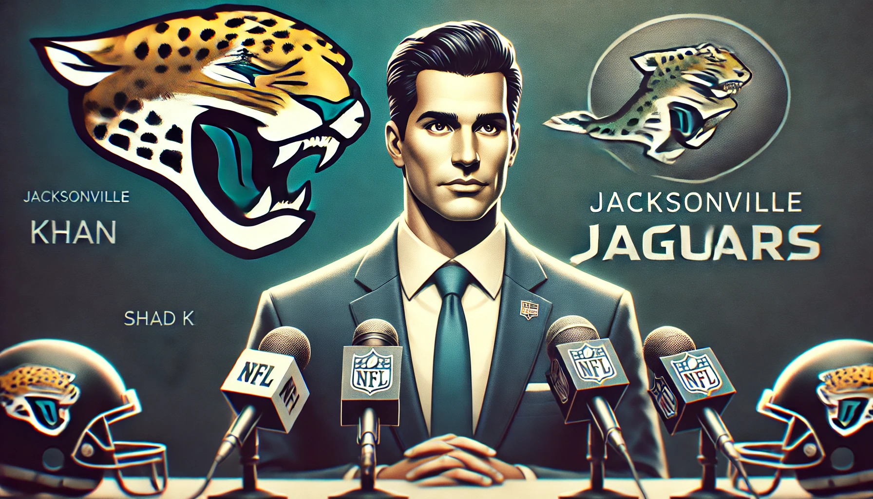 Shad Khan discussing changes in the Jaguars' coaching staff.