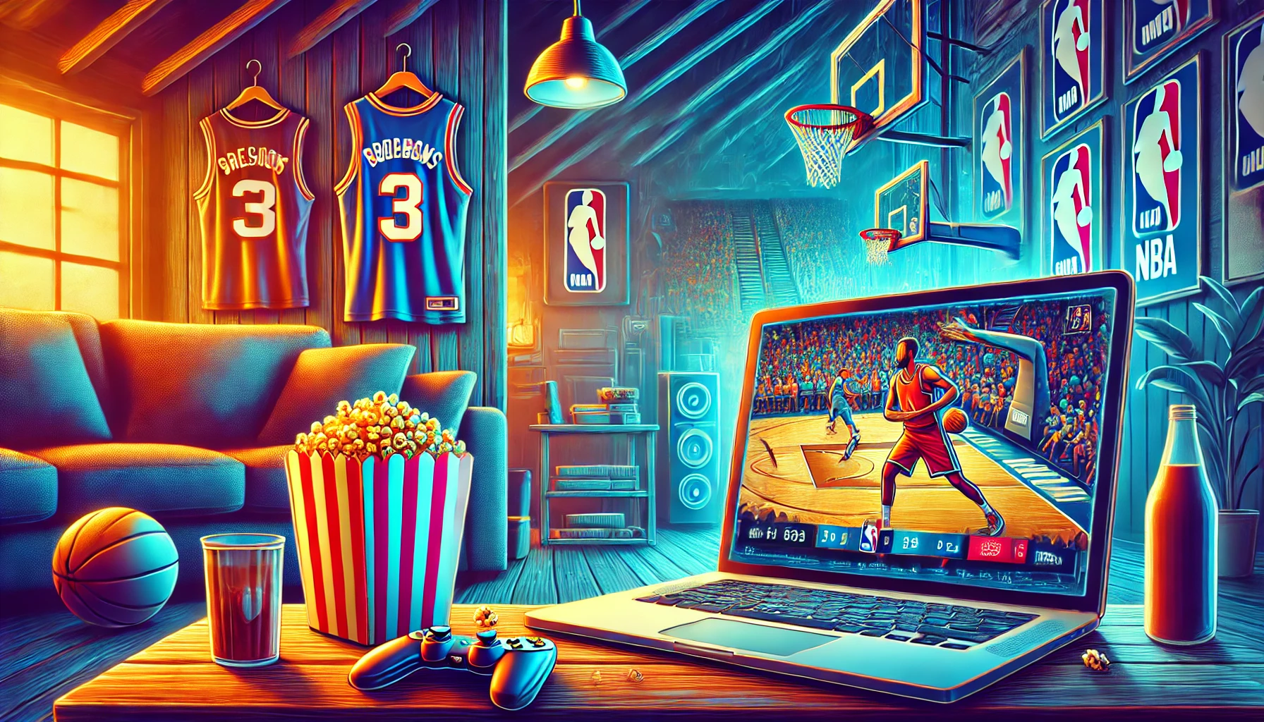 Reddit NBA Streams platform showcasing live basketball game highlights