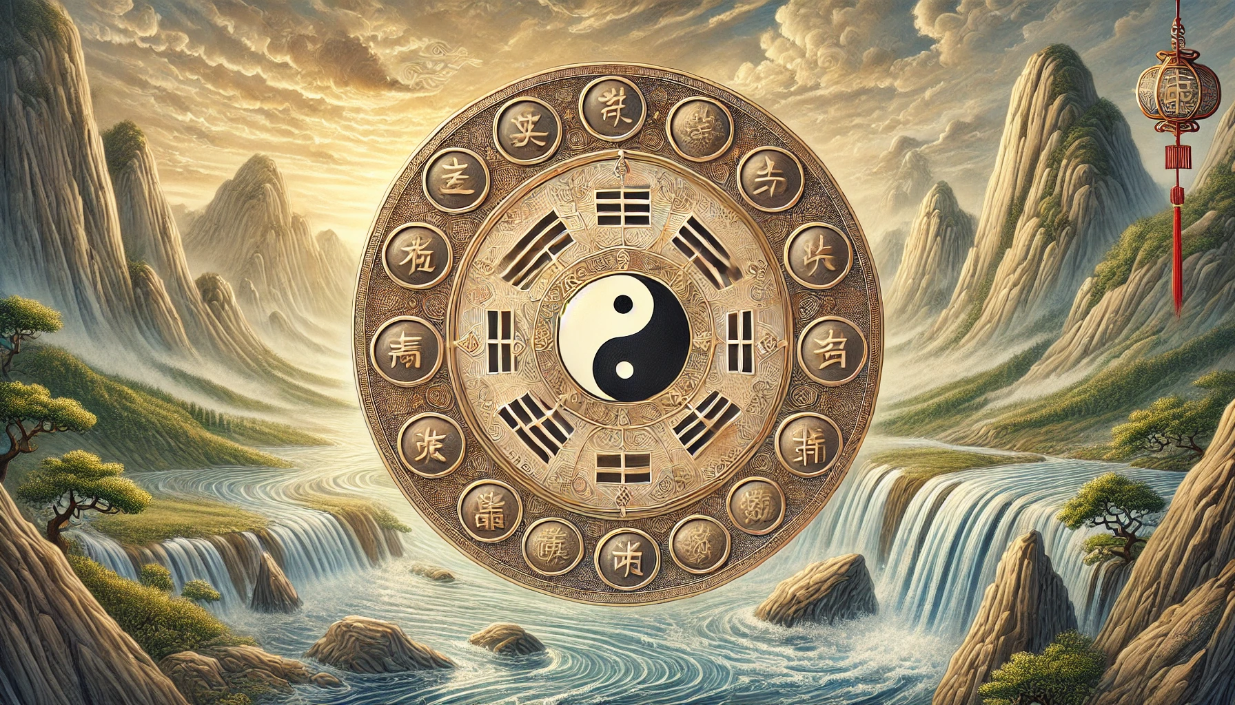 Li Wenzhang Bagua symbol representing balance and harmony in Chinese philosophy